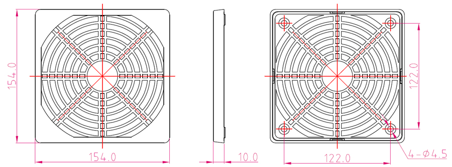 cooling fan grill cover cooling fan grill cover