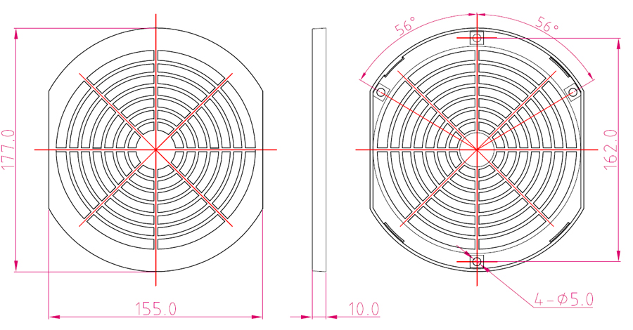 plastic fan cover plastic fan cover