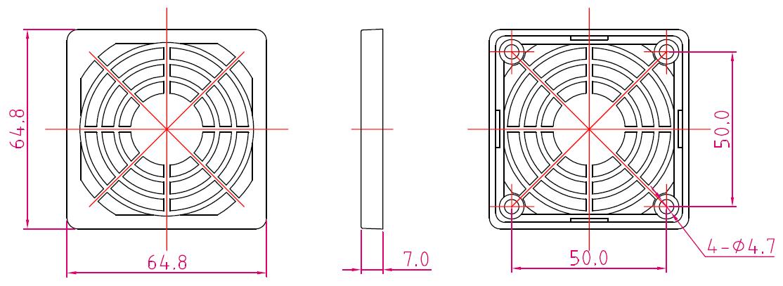 60mm fan grill filter 60mm fan grill filter